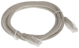 Patchcord RJ45/6/1.5-GREY kat.6 szary 1.5m