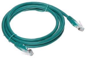 Patchcord RJ45/6/1.5-GREEN kat.6 zielony 1.5 m