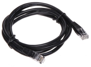 Patchcord RJ45/6/1.5-BLACK kat.6 czarny 1.5m