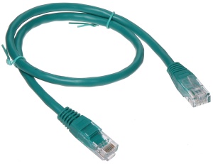 Patchcord RJ45/6/0.5-GREEN kat.6 zielony 0.5m
