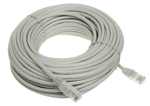Patchcord RJ45/20-GREY UTP kat.5e szary 20m