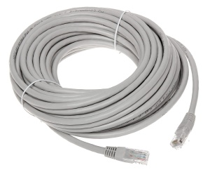 Patchcord RJ45/6/15-GREY UTP kat.6 szary 15m