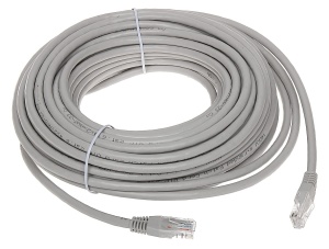 Patchcord RJ45/6/20-GREY UTP kat.6 szary 20m