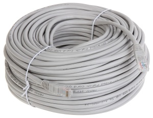 Patchcord RJ45/50-GREY UTP kat.5e szary 50m
