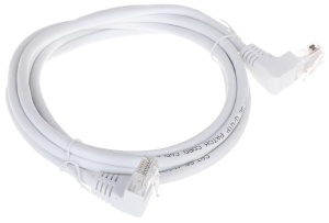 Patchcord RJ45/2.0-KK/W biały kat.5e 2.0m