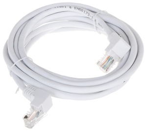 Patchcord RJ45/3.0-KK/W biały kat.5e 3.0m