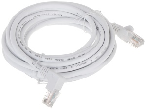 Patchcord RJ45/5.0-PK/W biały kat.5e 5.0m