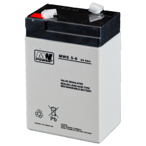 Akumulator MWS 5-6 AGM 6V 5Ah MW Power