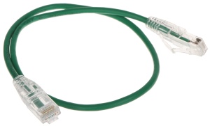 Patchcord RJ45/6/0.5-G-THIN kat.6 zielony 0.5m