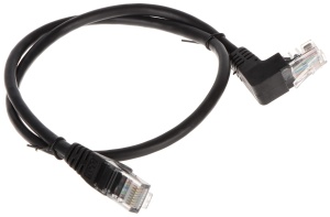 Patchcord RJ45/0.5-PK/B czarny kat.5e 0.5m