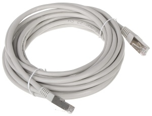 Patchcord RJ45/FTP6/5.0-GY kat.6 szary 5m