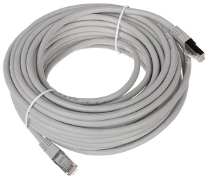Patchcord RJ45/FTP6/15-GY kat.6 szary 15m