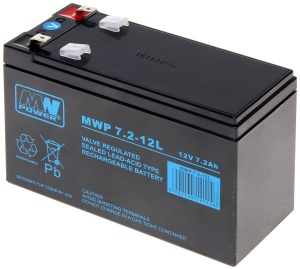 Akumulator MWP 7.2-12L AGM 12V/7.2AH-MWP