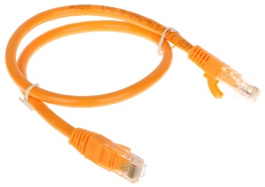 Patchcord RJ45/6/0.5-ORANGE kat6 pomarańczowy 0.5m