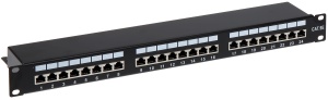 Patch Panel 1U FTP cat. 5e 24 porty PP-24/RJ-C/FTP