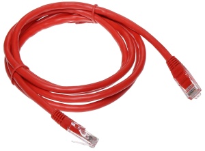 Patchcord RJ45/6/1.5-RED kat.6 czerwony 1.5m
