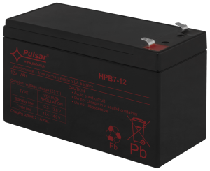 Akumulator 7Ah/12V AGM Pulsar HPB7-12