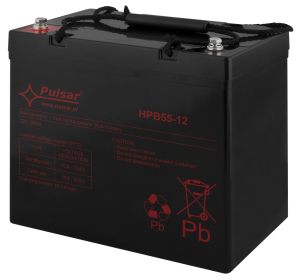 Akumulator 55Ah/12V AGM Pulsar HPB55-12