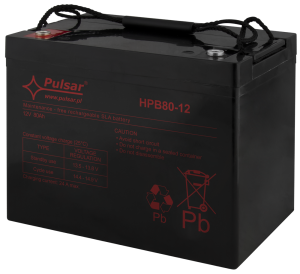Akumulator 80Ah/12V AGM Pulsar HPB80-12