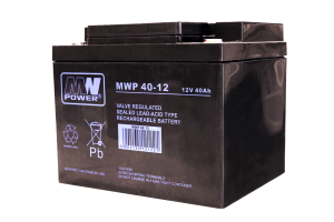 Akumulator MWP 40-12 AGM 12V 40Ah MW Power
