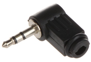 Wtyk kątowy JACK-W/3.5/S/KAT stereo