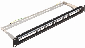 Patch Panel 24 porty Keystone PP-24/FX/C