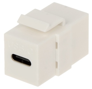 Złącze keystone FX-USB-C białe