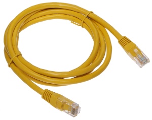 Patchcord RJ45/6/1.5-YELLOW kat.6 żółty 1.5 m
