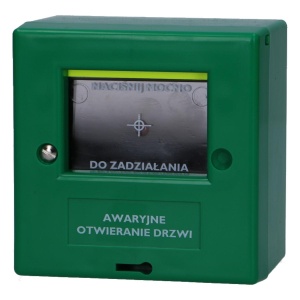Przycisk wyjścia awaryjnego resetowalny FP2/GR/POL