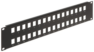 Patch panel keystone PP-32/FX/2U