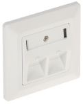 Gniazdo modularne keystone SX9-2-0-WH podwójne