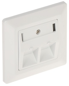 Gniazdo modularne keystone SX9-2-0-WH podwójne