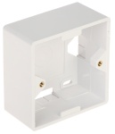 Puszka natynkowa do gniazda Keystone SX9-0-WH