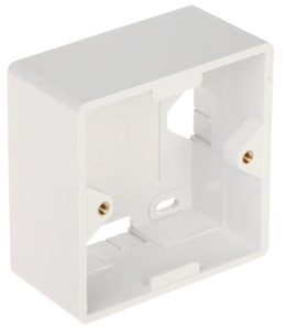 Puszka natynkowa do gniazda Keystone SX9-0-WH