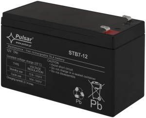Akumulator 7Ah/12V AGM Pulsar STB7-12