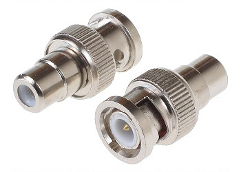 Przejście BNC wtyk na RCA gniazdo