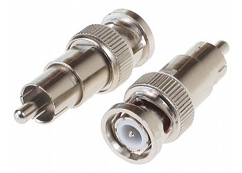 Przejście BNC wtyk na RCA wtyk